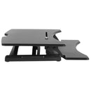 HERCULES Series 30.25"W Black Sit / Stand Height Adjustable Ergonomic Desk by Flash Furniture