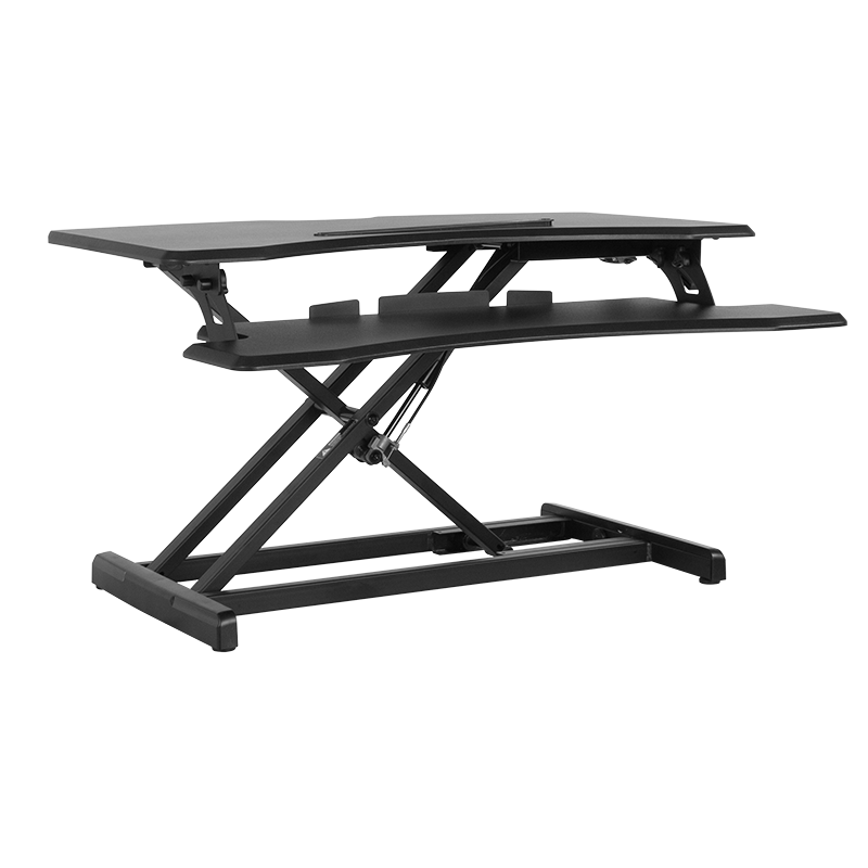 HERCULES Series 32.6"W Black Sit / Stand Height Adjustable Ergonomic Desk by Flash Furniture
