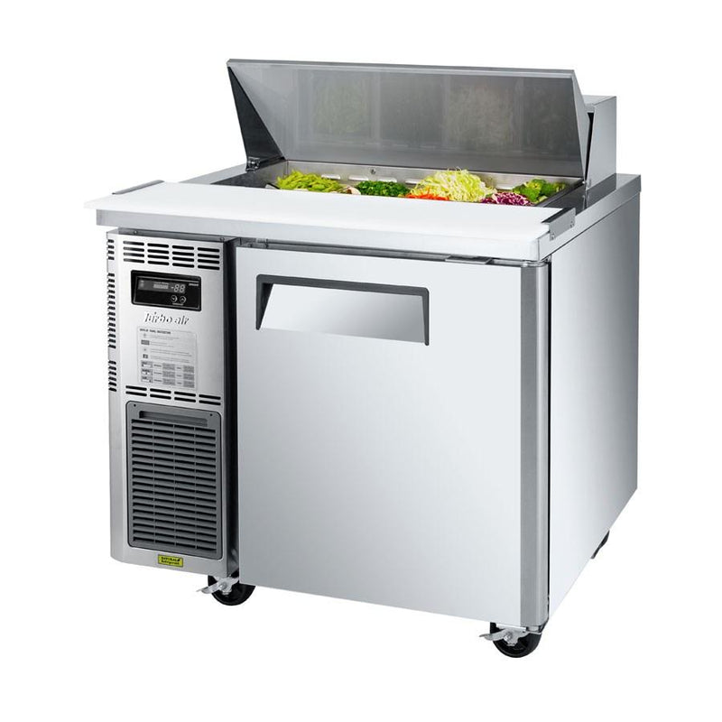 Turbo Air JST-36-N J Series Sandwich/Salad Unit 7.5 Cu. Ft. 8-Pan Top