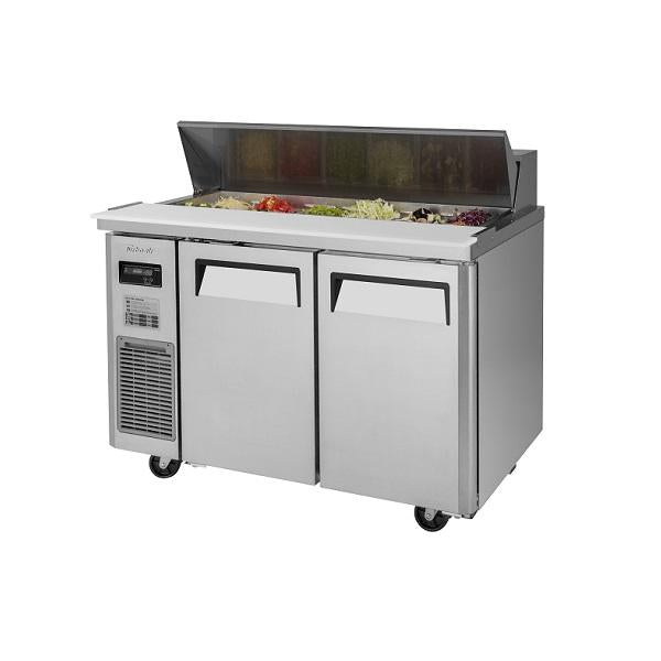 Turbo Air JST-48-N 48" Double Door Sandwich Prep Table (Side Mount)