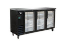 IKON - Back Bar Refrigerator Swing Doors - IBB73-3G-24