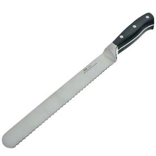 Winco KFP-82 8" Forged Carbon Steel Bread Knife with POM Handle