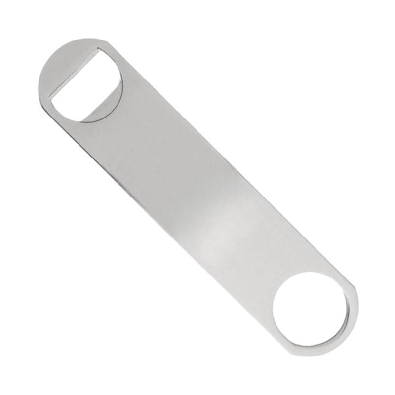 Large Flat SS Bottle Opener 7" Long (LBO27)