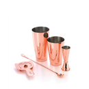 Mercer M37101CP Basic Cocktail Shaker Set in Copper Plated Finish