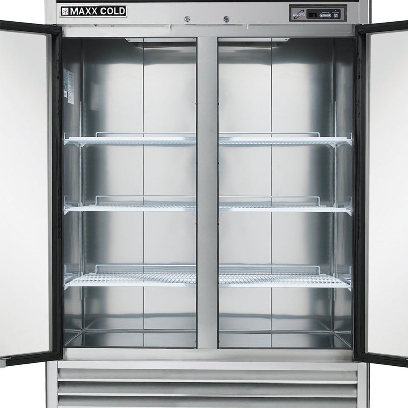 MCF-49FDHC Reach-In Freezer, Double Door, Bottom Mount