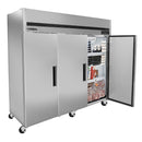 MCFT-72FDHC Reach-In Freezer, Triple Door, Top Mount