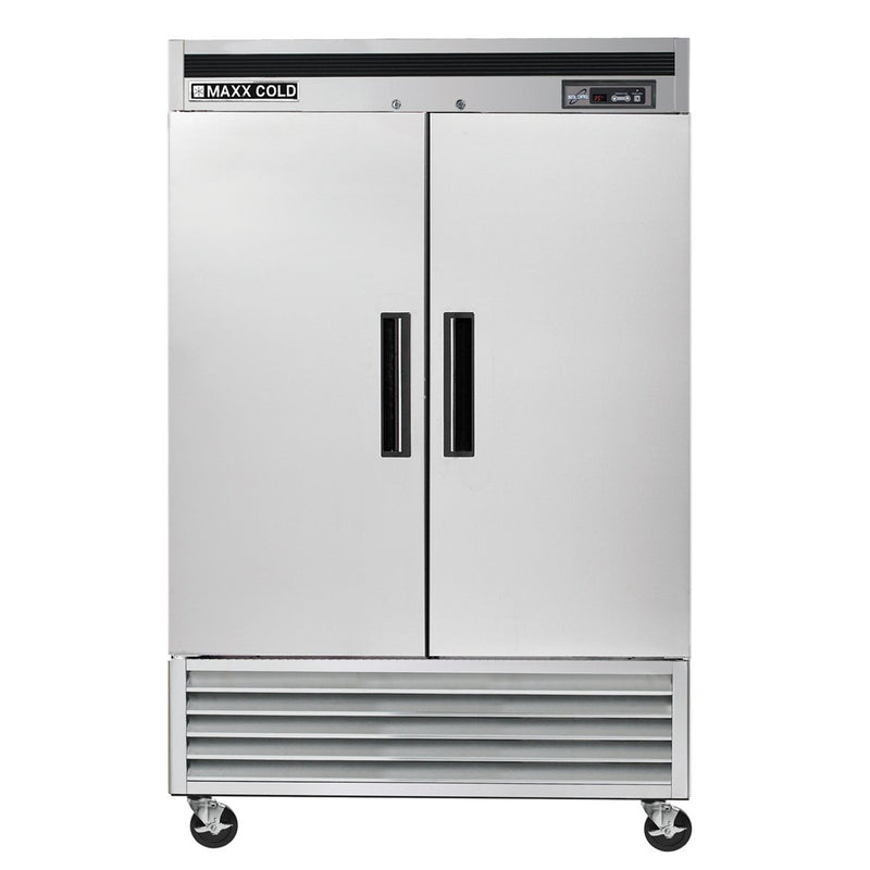 MCR-49FDHC Reach-In Refrigerator, Double Door, Bottom Mount