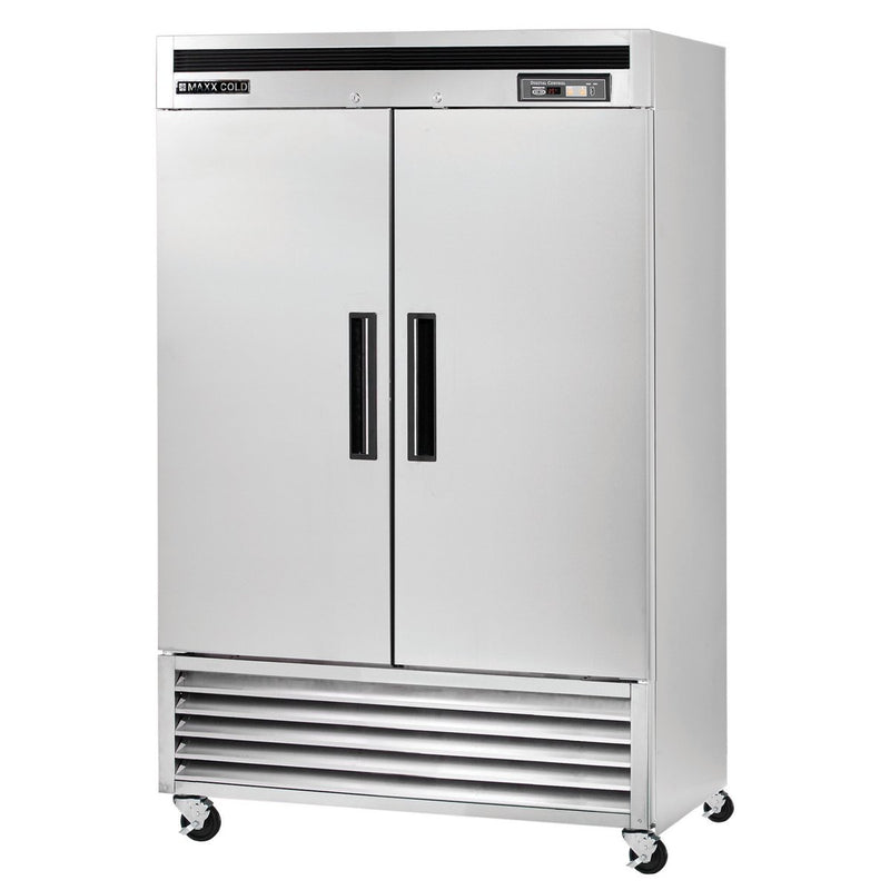 MCR-49FDHC Reach-In Refrigerator, Double Door, Bottom Mount