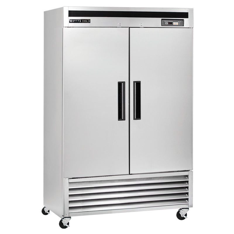 MCR-49FDHC Reach-In Refrigerator, Double Door, Bottom Mount