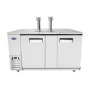ATOSA 68" Keg Cooler, All SS, Dual Faucet Tower, 68"x28"x40" MKC68