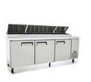 Suttonaire MPF8203 Triple Door 93" Refrigerated Pizza Prep Table