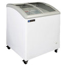 Master-Bilt MSC-31AN COLDIN-3 Display Freezer 8.3 Gross Cu. Ft. Curved Tempered Glass Sliding Lids