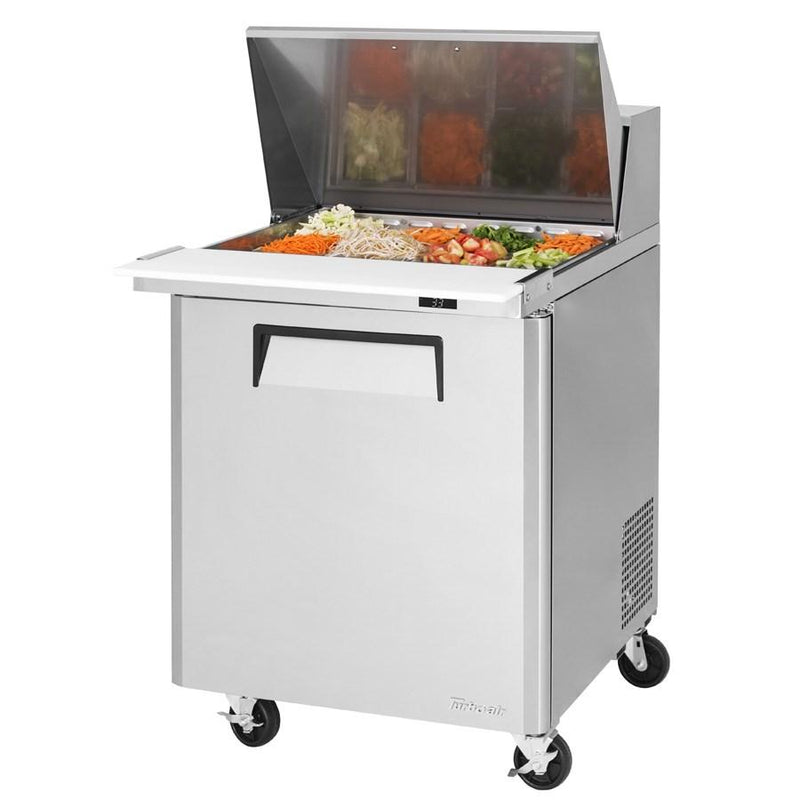 Turbo Air MST-28-12-N M3 Series Sandwich/Salad-Mega Top Unit 8.0 Cu. Ft. 12-Pan Top