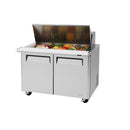 Turbo Air MST-48-18-N 48" Double Door Mega Top Sandwich Prep Table