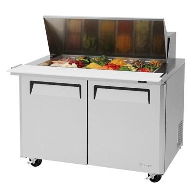 Turbo Air MST-48-18-N M3 Series Sandwich/Salad-Mega Top Unit 15.0 Cu. Ft. 18-Pan Top