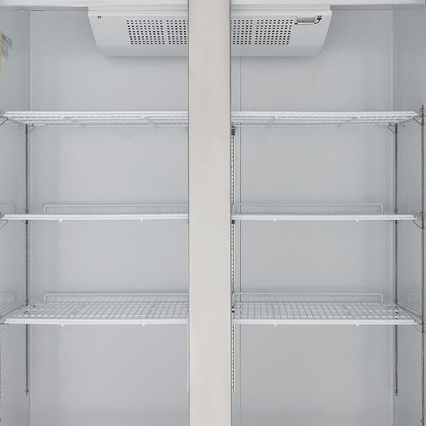 MXCF-49FDHC Reach-In Freezer, Double Door, Top Mount