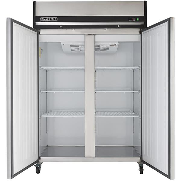 MXCF-49FDHC Reach-In Freezer, Double Door, Top Mount