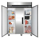 MXCF-72FDHC Reach-In Freezer, Triple Door, Top Mount
