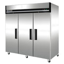 MXCF-72FDHC Reach-In Freezer, Triple Door, Top Mount