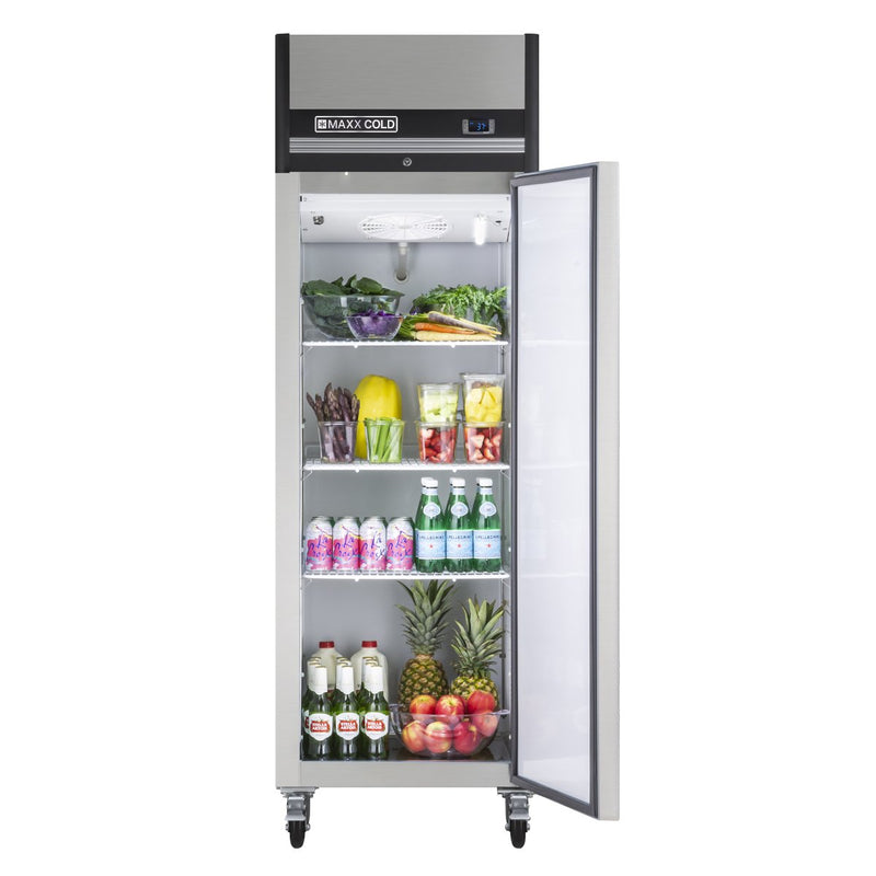 MXCR-19FDHC Reach-in Refrigerator, Single Door, Top Mount