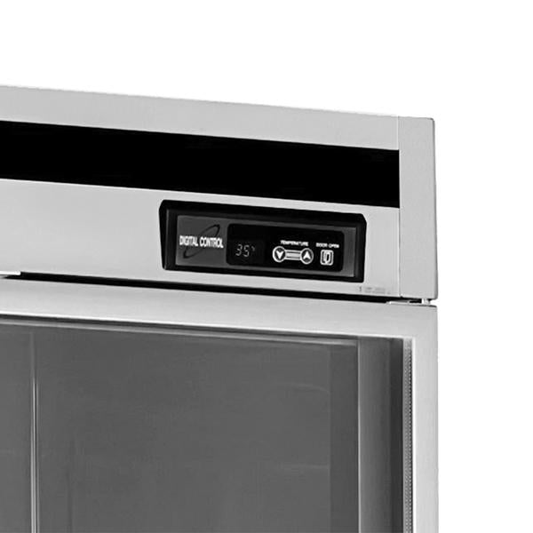 MXCR-49GDHC Reach-In Refrigerator, Glass Door, Bottom Mount