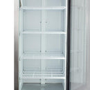 MXCR-23GDHC Reach-In Refrigerator,  Glass Door, Bottom Mount