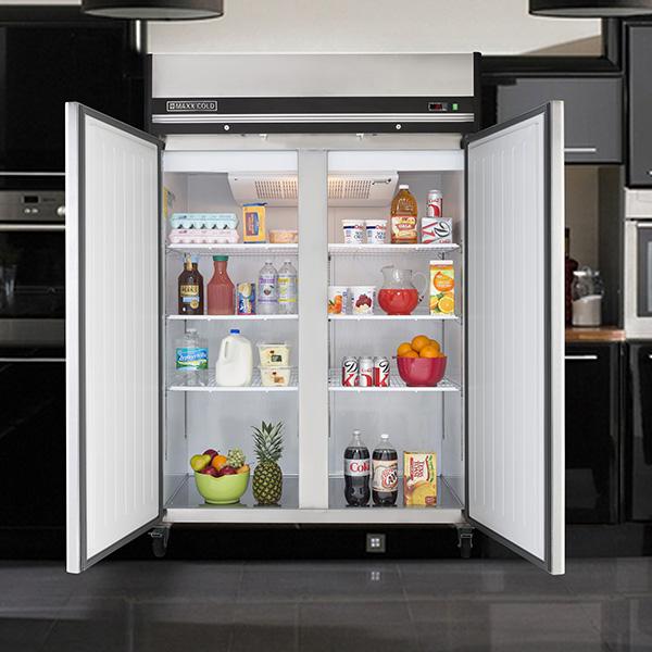 MXCR-49FDHC Reach-in Refrigerator, Double Door, Top Mount