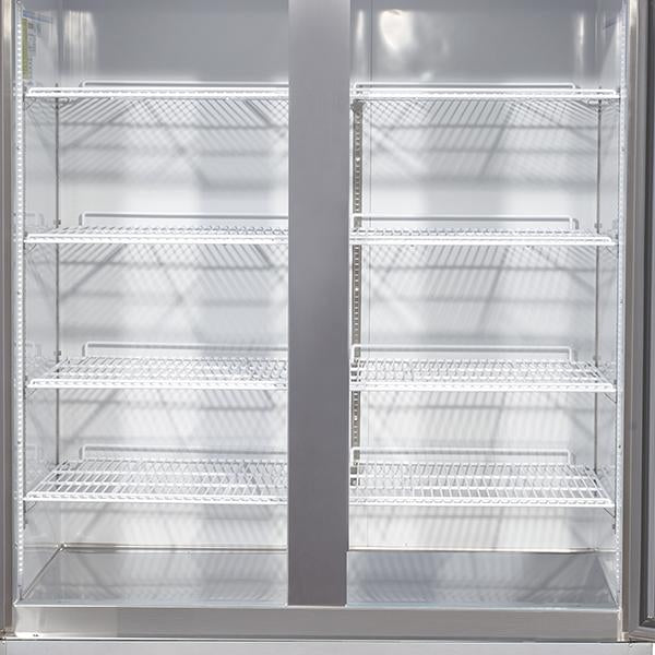 MXCR-49GDHC Reach-In Refrigerator, Glass Door, Bottom Mount