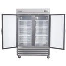 MXCR-49GDHC Reach-In Refrigerator, Glass Door, Bottom Mount