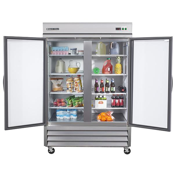 MXCR-49GDHC Reach-In Refrigerator, Glass Door, Bottom Mount