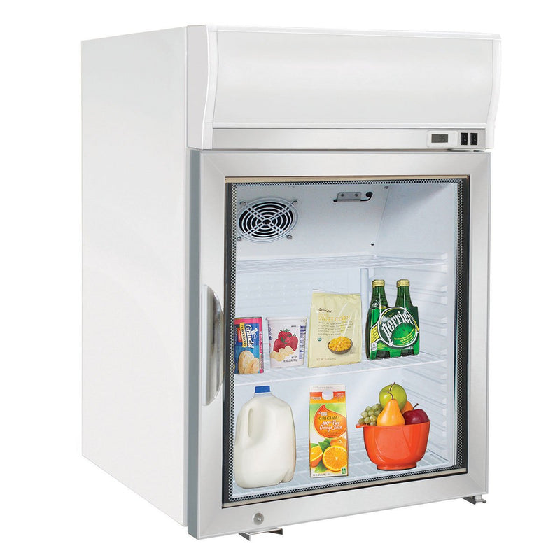 MXM1-4RHC Merchandiser Refrigerator, Countertop