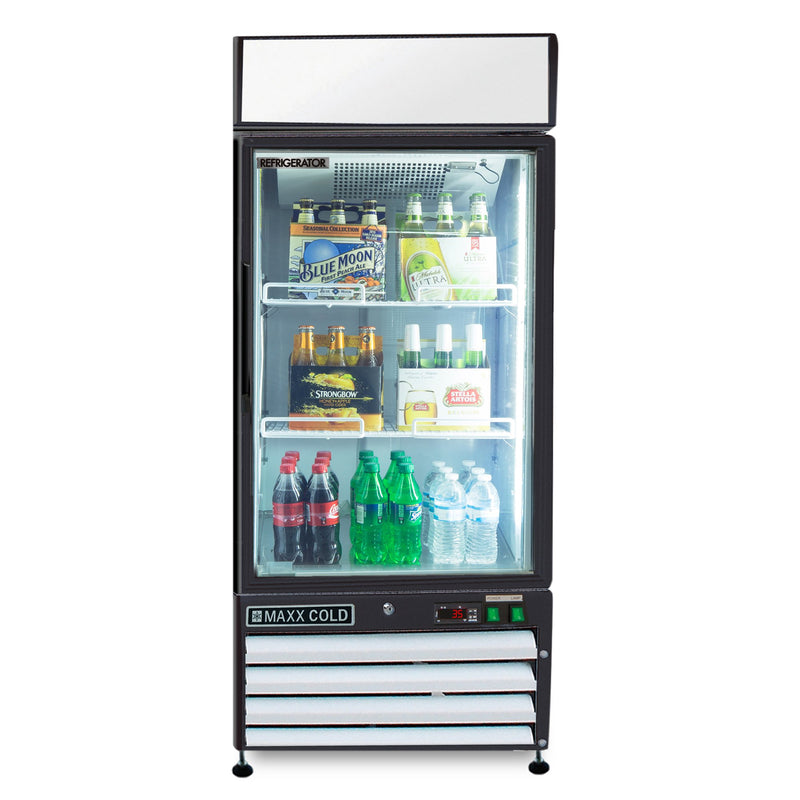 MXM1-12RHC Merchandiser Refrigerator, Free Standing