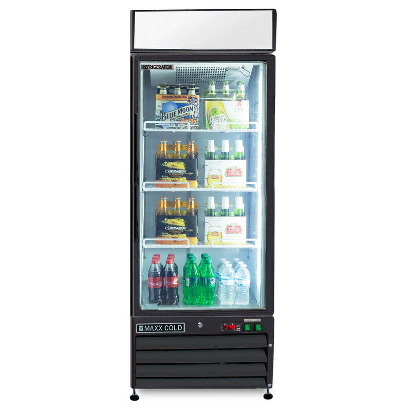 MXM1-16RBHC Merchandiser Refrigerator, Free Standing