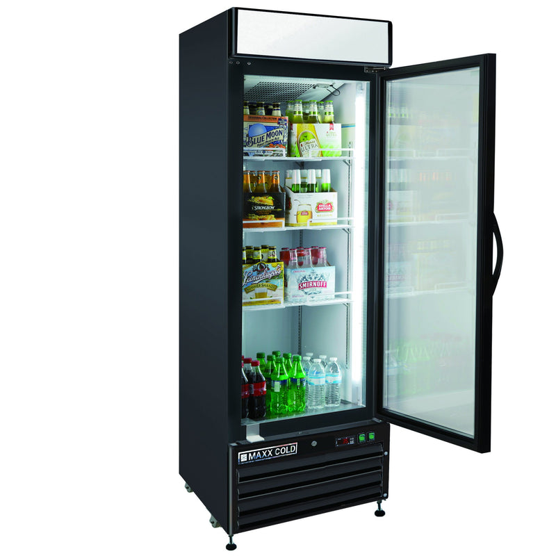 MXM1-23RBHC Merchandiser Refrigerator, Free Standing