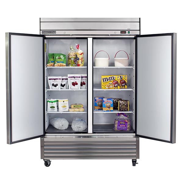 MXSF-49FDHC Reach-In Freezer, Double Door, Bottom Mount