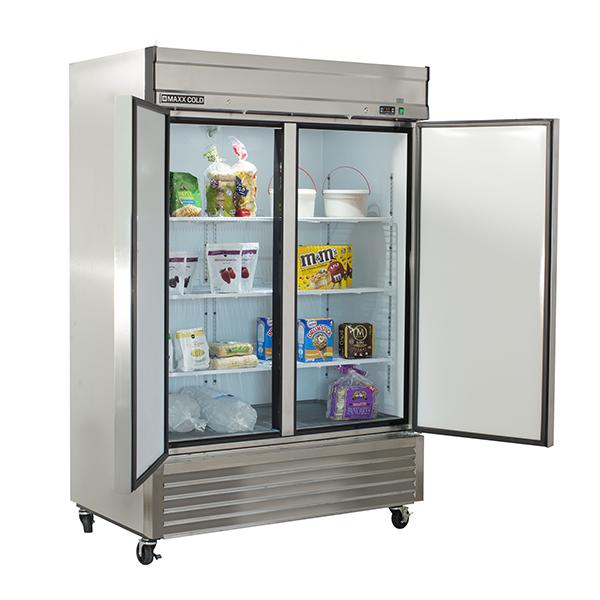 MXSF-49FDHC Reach-In Freezer, Double Door, Bottom Mount