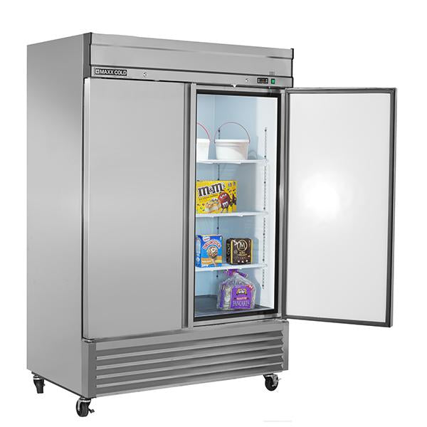 MXSF-49FDHC Reach-In Freezer, Double Door, Bottom Mount