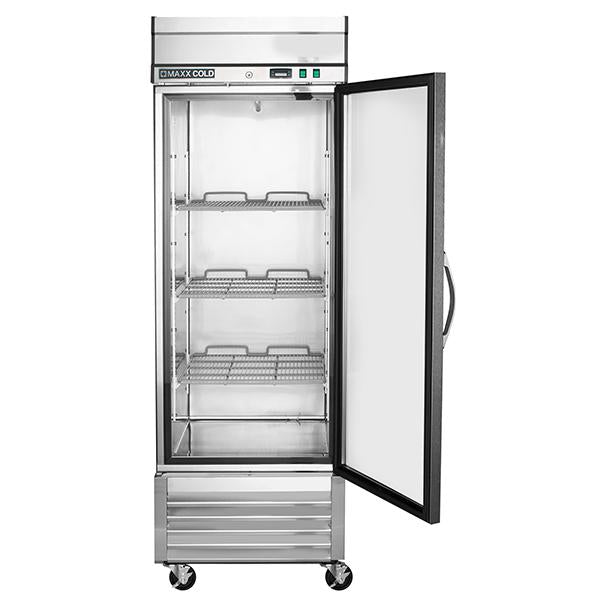 MXSR-23GDHC Reach-In Refrigerator, Single Door, Bottom Mount, Glass