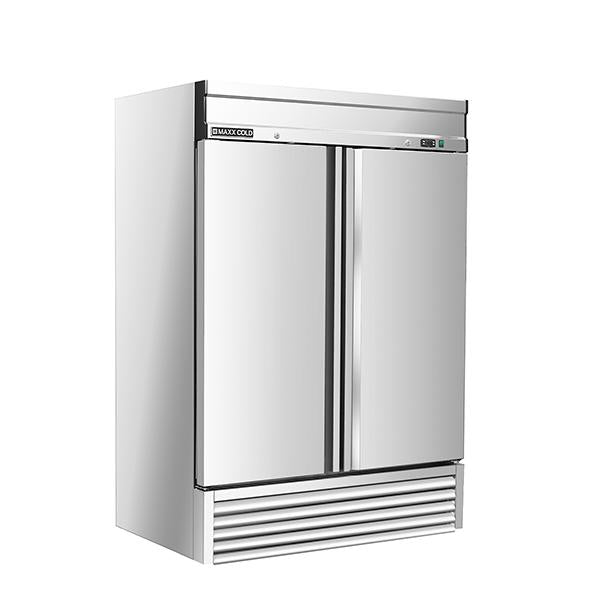 MXSR-49FDHC Reach-In Refrigerator, Double Door, Bottom Mount