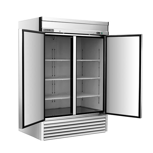 MXSR-49FDHC Reach-In Refrigerator, Double Door, Bottom Mount