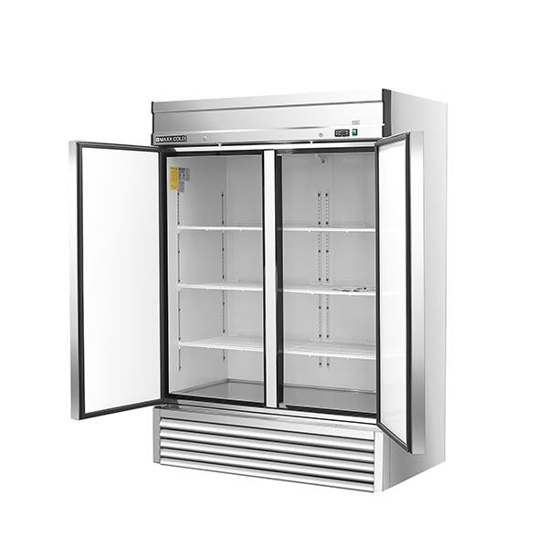 MXSR-49FDHC Reach-In Refrigerator, Double Door, Bottom Mount