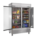 MXSR-49GDHC Reach-In Refrigerator, Double Door, Bottom Mount, Glass