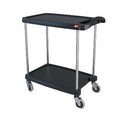 Metro MY1627-24BL myCart Series Utility Cart (2) Shelves Open Base 31-1/2"W X 18-5/16"D X 35-1/2"H
