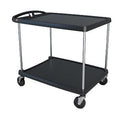 Metro MY2636-25BL myCart Series Utility Cart (2) Shelves Open Base 40-1/4"D X 27-11/16"W X 36-7/8"H
