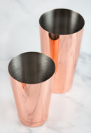 Mercer M37101CP Basic Cocktail Shaker Set in Copper Plated Finish
