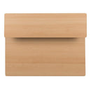 Clifton Maple Computer Desk with Top and Lower Storage Shelves by Flash Furniture