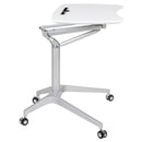 Mobile Sit-Down, Stand-Up Computer Ergonomic Desk by Flash Furniture