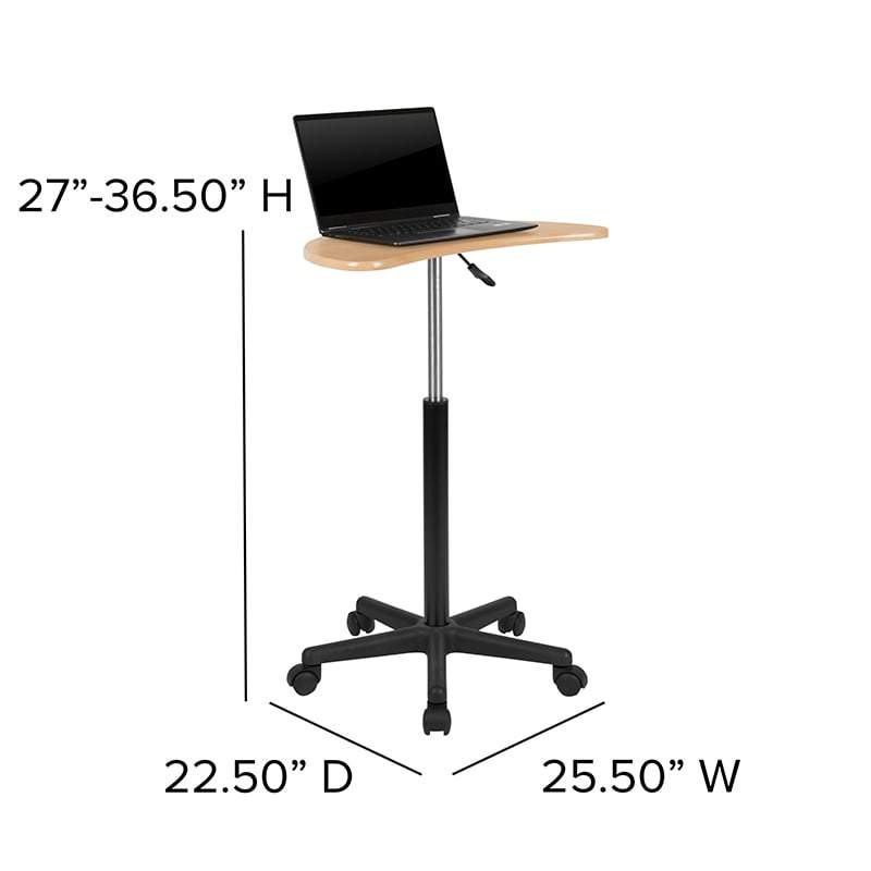 Stand Mobile Laptop Computer Desk by Flash Furniture