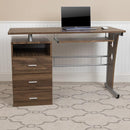 Three Drawer Pedestal and Pull-Out Keyboard Tray by Flash Furniture