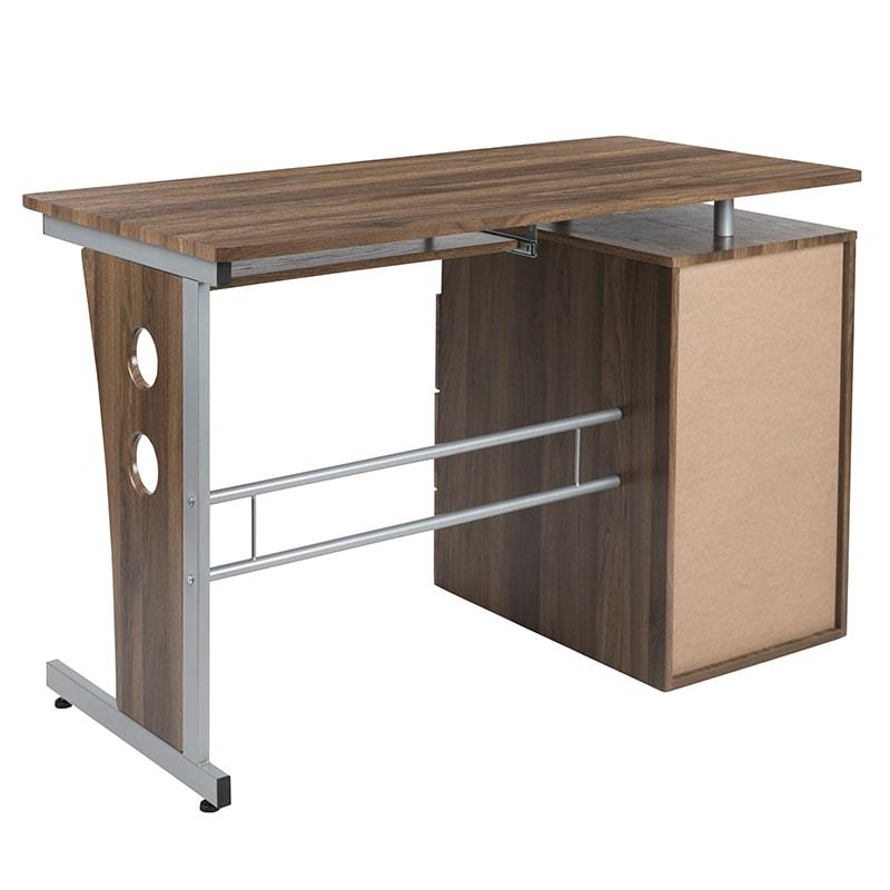 Three Drawer Pedestal and Pull-Out Keyboard Tray by Flash Furniture